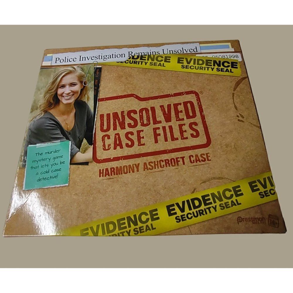 Unsolved Case Files "Harmony Ashcroft Case" Game